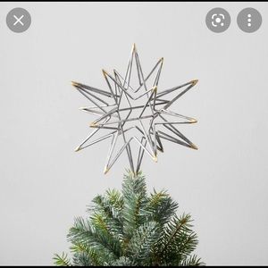 Hearth and Hand tree topper Magnolia Moravian